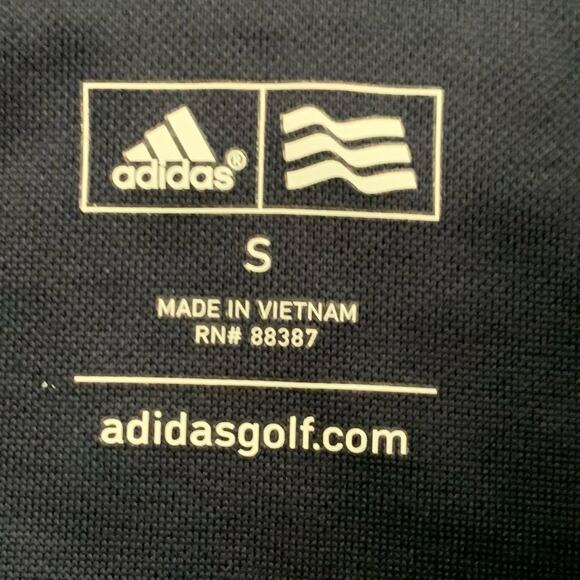 Adidas Golf 1/4 Zip Pullover Womens Small Blue Climalite Mock Neck Fleece - Picture 2 of 7